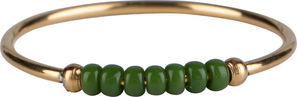 Antistressring *Palm Olivegreen Beads*