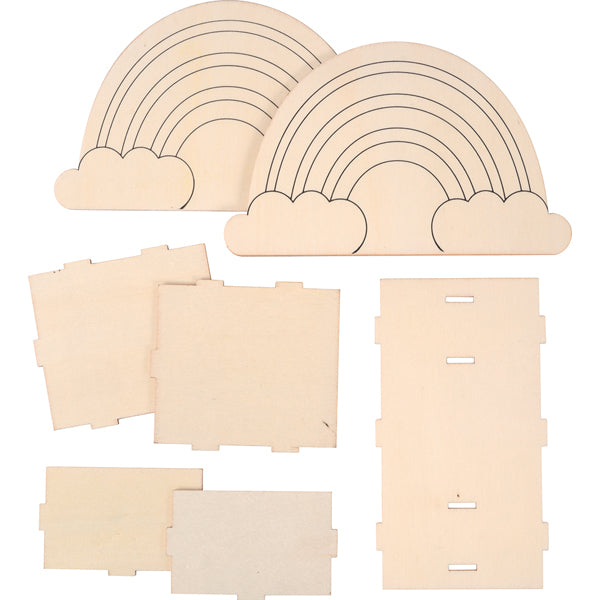 Regenbogen Stifte Box DIY