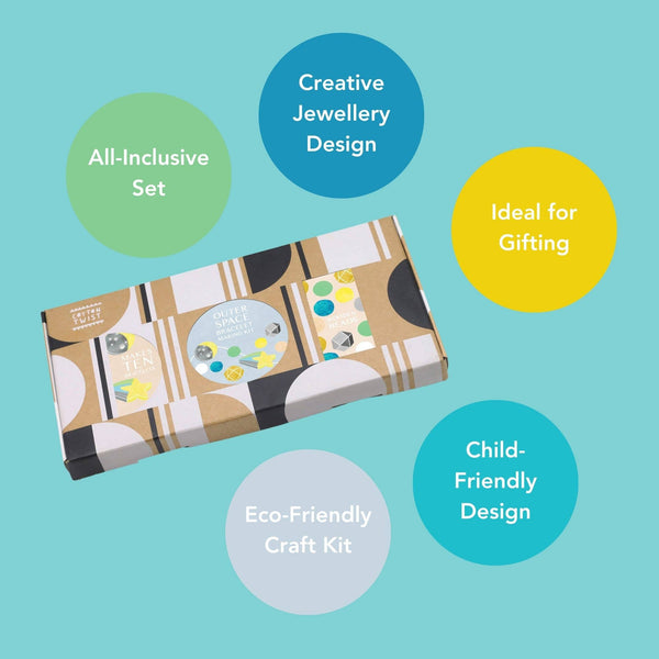 Outer Space bracelet making kit | DIY Perlenset