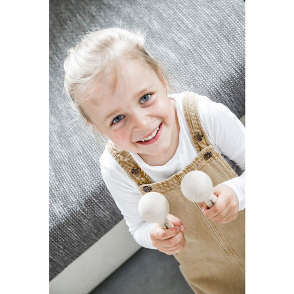 Maracas Rassel | Musikspielzeug aus regionalem Holz