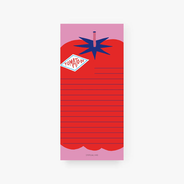 Notizblock "schmal" / Tomato Do
