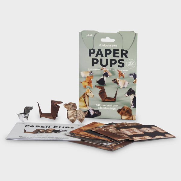 Papierwelpen Origami DIY-Set | PAPER PUPS