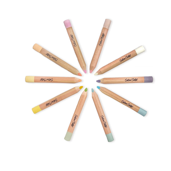 Jumbo Watercolour Pencils Pastel Mix | 10 Stück