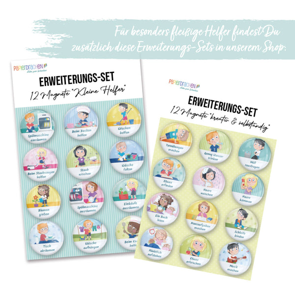 Motivations-Magnet Erweiterungs-Set "Fair & höflich"