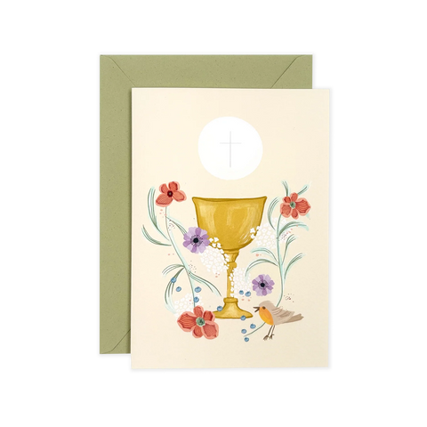 Grußkarte ERSTKOMMUNION mit Kuvert
