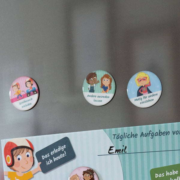 Motivations-Magnet Erweiterungs-Set "Fair & höflich"