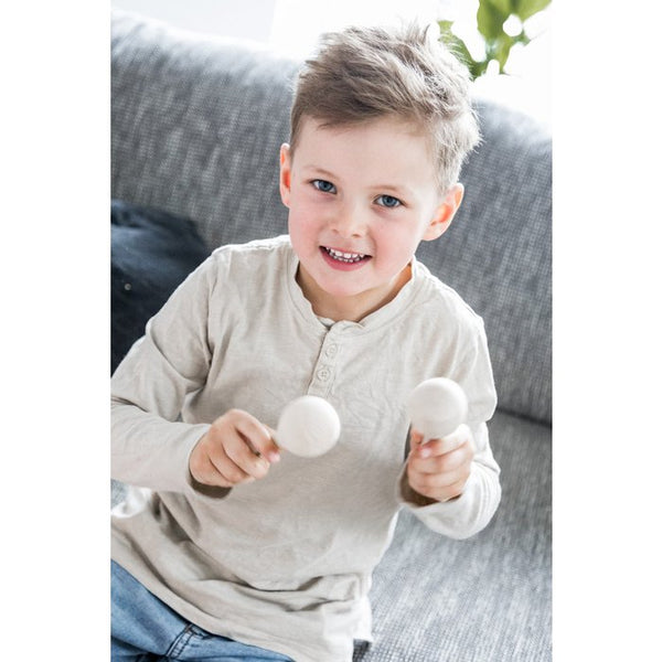 Maracas Rassel | Musikspielzeug aus regionalem Holz