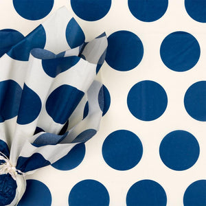 Seidenpapier Navy Dots | tissue paper (10 Bögen)