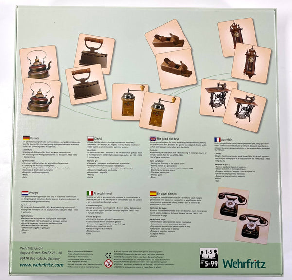 Damals Memo ( Merkspiel Bildkarten Westeuropa 1900–1950)