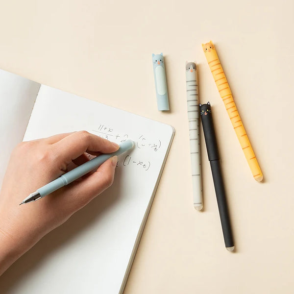 Cat erasable Gel Pen | radierbarer Katzenstift