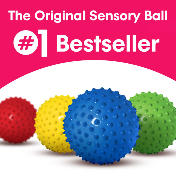 Großer Sensorikball 18 cm | Edushape Sensory Ball Opaque blau