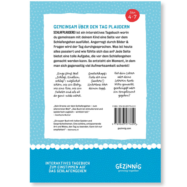 Schlaf Plauderei - Tagebuch (4-7 Jahre)