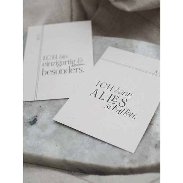 Affirmationskarten Set | 15 Mutmacher