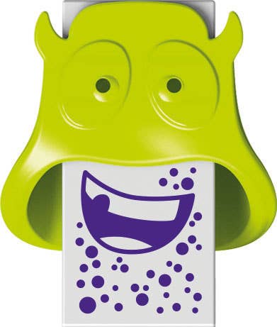 Radierer mit Halterung Monster