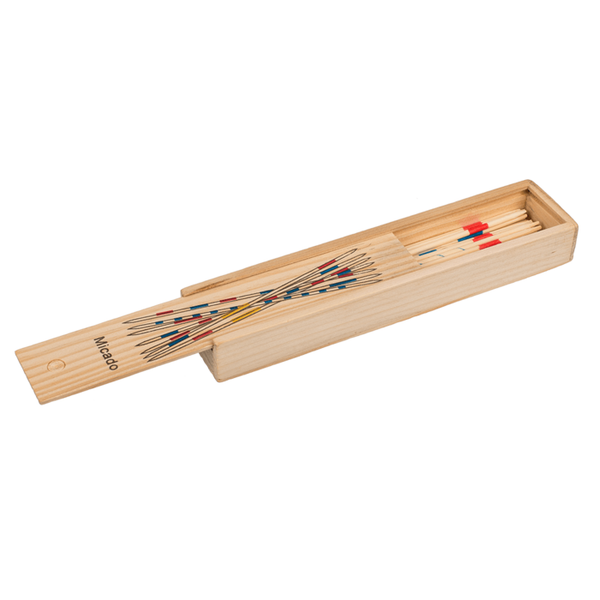 Mikado aus Holz in Schatulle
