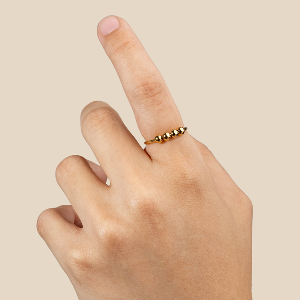 Der Chill Ring Homme: Gold | Angstring (Größe 60 bis 72)