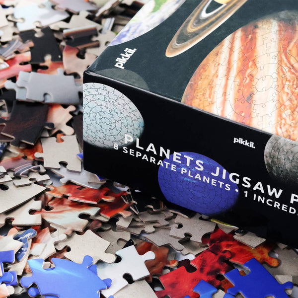Planeten-Puzzle | 744-teiliges Weltraum-Puzzle des Sonnensystems