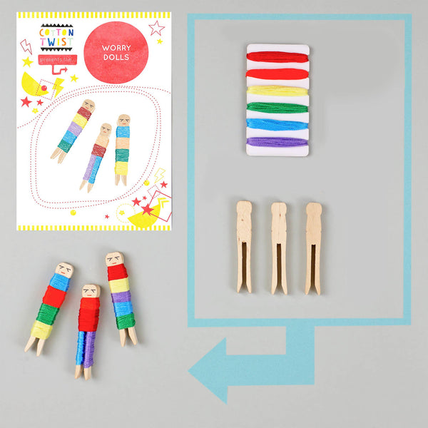 Make Your Own Worry Dolls | Sorgenpüppchen gestalten