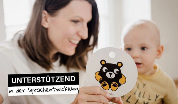Kontrastkarten ab dem 6. Lebensmonat | Geburtsgeschenk für Babys
