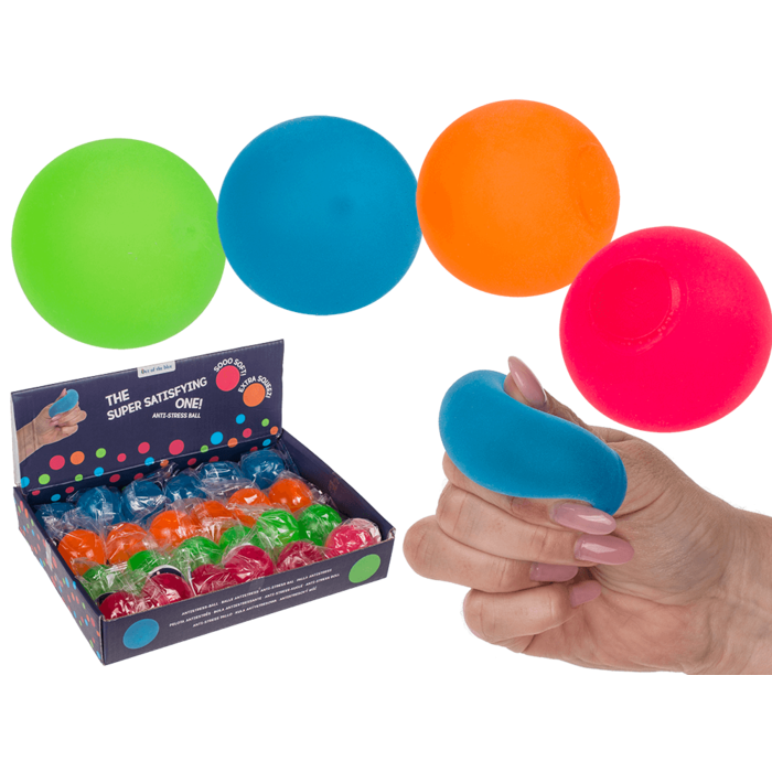 Ultraweicher Mini-Anti-Stress-Ball, Neon,