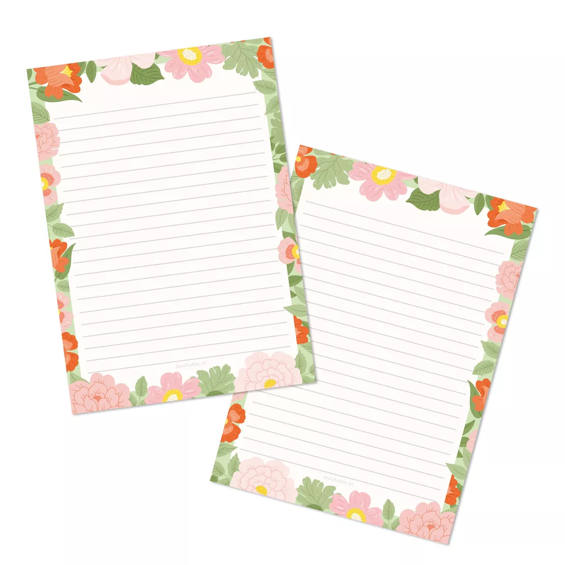 Notizbuch doppelseitig - Verspielte Blumen MUCHABLES Notebook