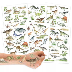 Temporary Tattoos - Welt der Dinos - Kindertattoo Set