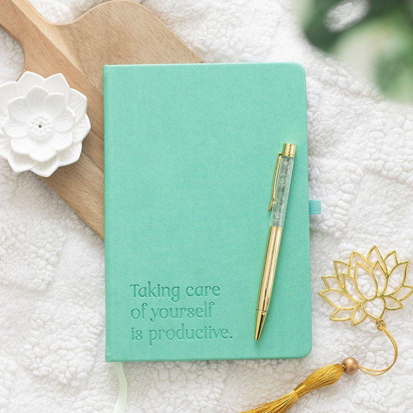 Taking care Wühlfühl-Tagebuch mit Aventurin-Stift