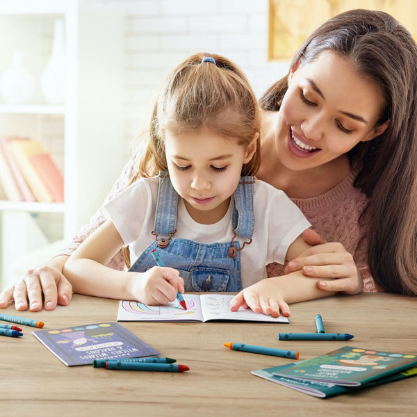 Mini Activity - Rätselheft für Kinder (Einhörner, Feen, Drachen und Magier)