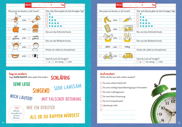 Schlaf Plauderei - Tagebuch (6+ Jahre)