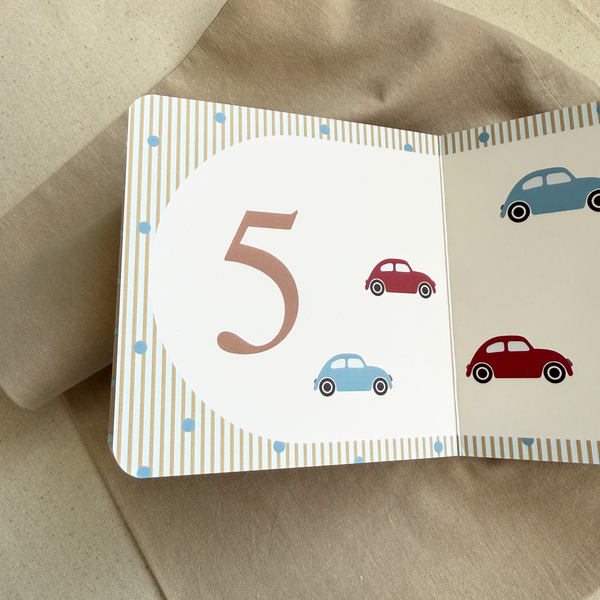 Zählen lernen bis 10 - Fahrzeuge Kinderbuch