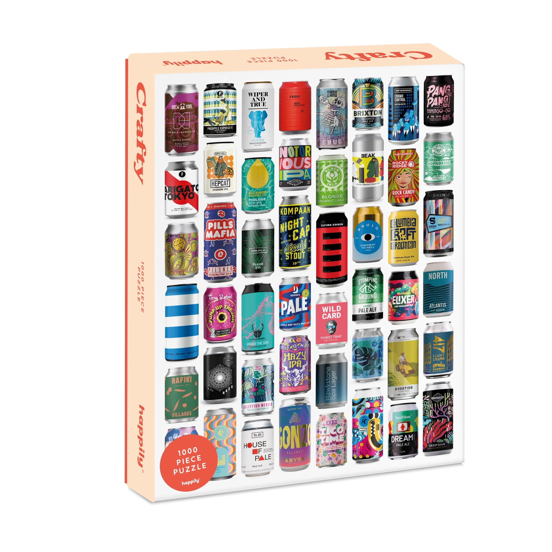 Puzzle Crafty - Bierdosen (1000 Teile)