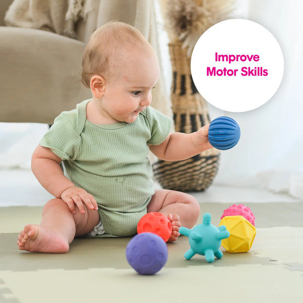 Sensorikbälle für Minis EINZELN | Edushape Sensory Balls bunt