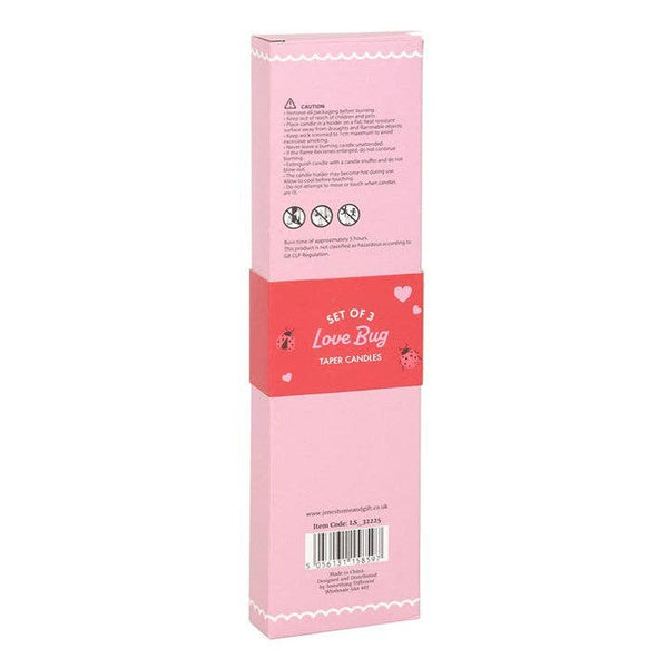 Stabkerzen Love Bug Ladybug (3er Set)