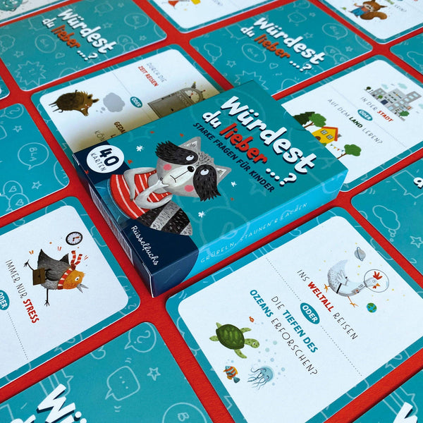 Würdest du lieber ...? Kartenspiel | Starke Fragen für Kinder