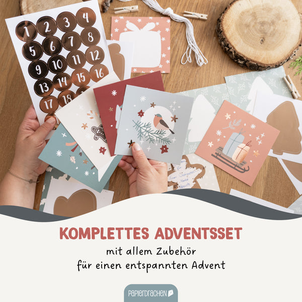 Rubbelkalender - Adventskalender Cheerful Christmas