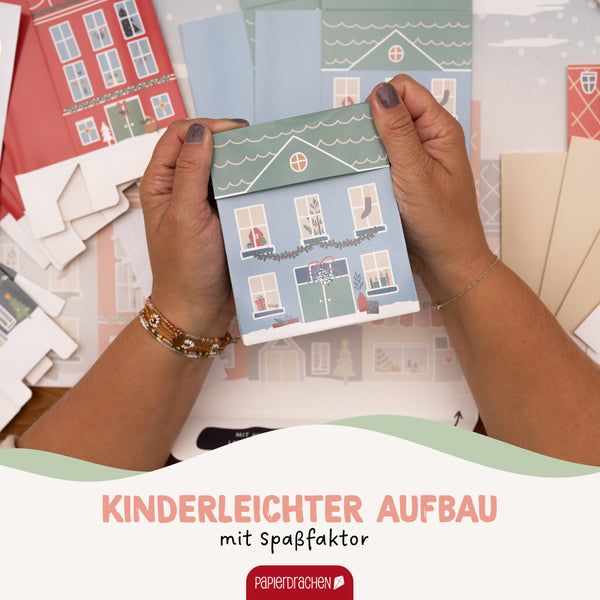 Adventskalender Weihnachtsstadt – Pastell