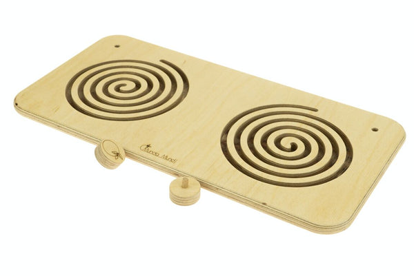 Montessori Spiel SPIRAL für 2 Hände | Koordinationsspiel