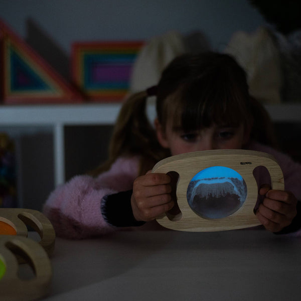 Faszinationsscheibe im Dunkeln leuchtend | Easy Hold Glow Panel