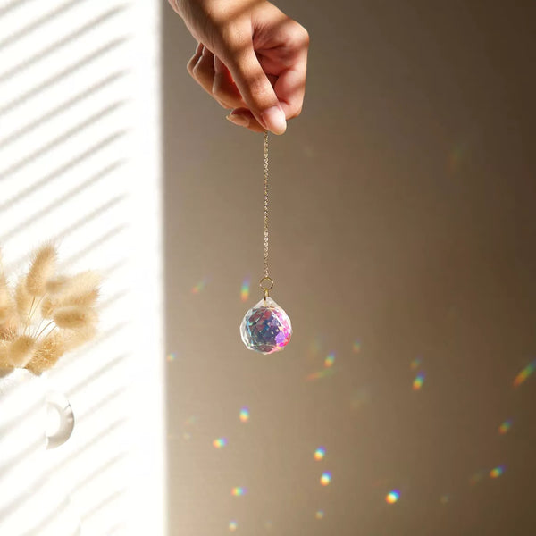 Suncatcher MAGIC | Irisierender Kristall-Sonnenfänger