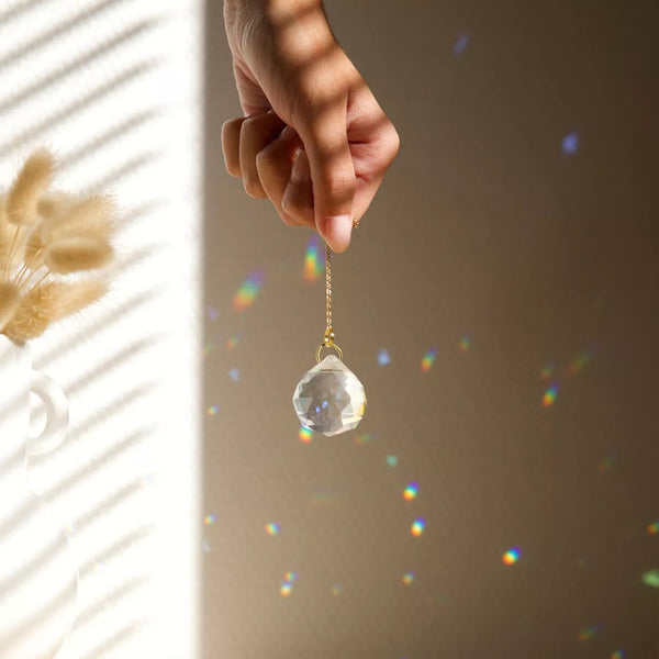 Suncatcher MAGIC | Irisierender Kristall-Sonnenfänger