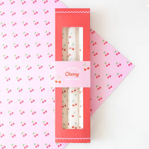 Stabkerzen Heart Cherry (3er Set)