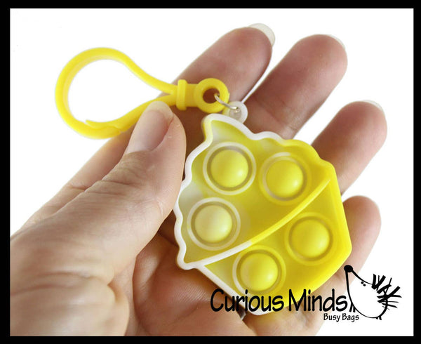 Tiny Bubble Pop Fidget Toys mit Karabiner