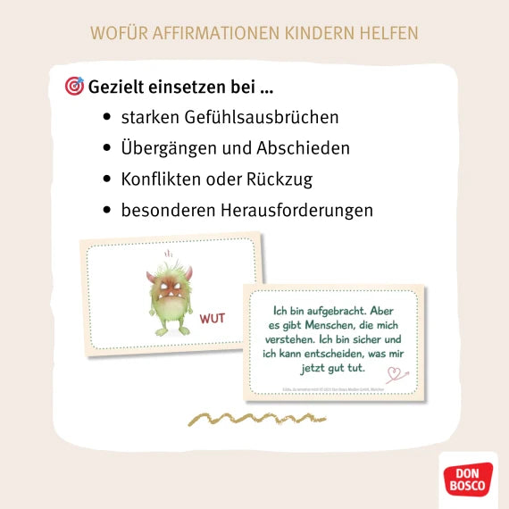 Eddie, du verstehst mich! 90 Gefühle-Kärtchen mit Affirmationen für Kinder