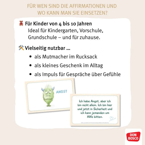 Eddie, du verstehst mich! 90 Gefühle-Kärtchen mit Affirmationen für Kinder