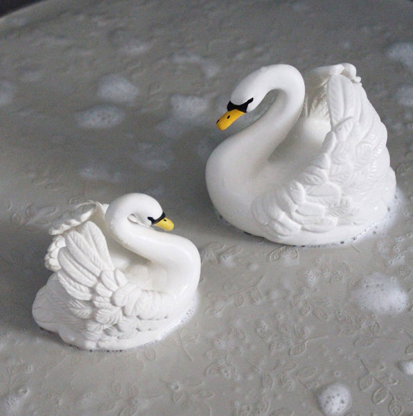 Badespielzeug Schwan aus Naturkautschuk – Weiß – Groß