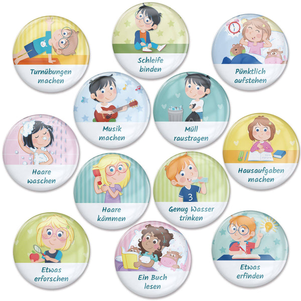 Motivations-Magnet-Erweiterungs-Set "Kreativ & selbstständig"