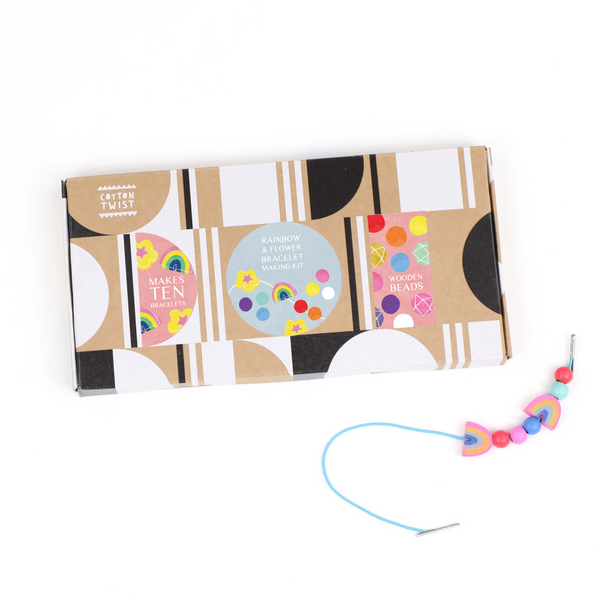 Rainbow & Flower Bracelet Kit | DIY Regenbogen Armbänder