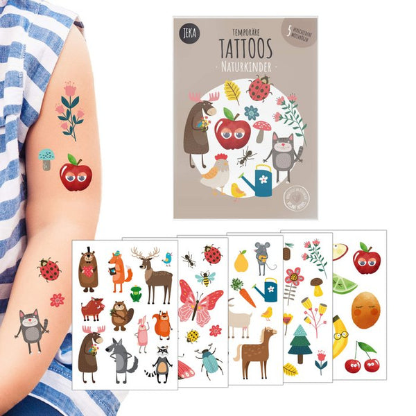 Kindertattoo Set - Naturkinder - Temporary Tattoos