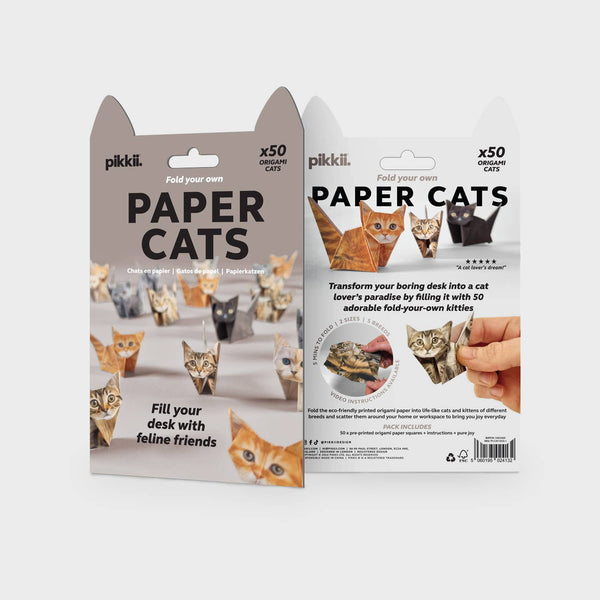 Paper Cats | DIY-Origami-Set Katzen