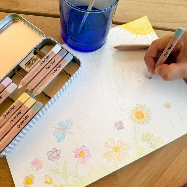 Jumbo Watercolour Pencils Pastel Mix | 10 Stück